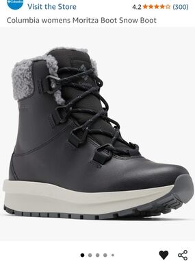 Columbia Black and Graphite Moritza Boot Wide